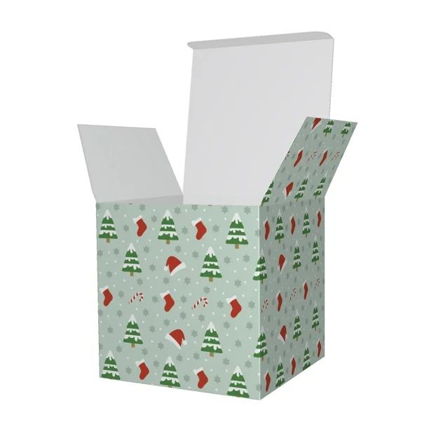 Christmas Trees Classic Gift Boxes and Party Favors - Set of 10 - Walmart.com | Walmart (US)