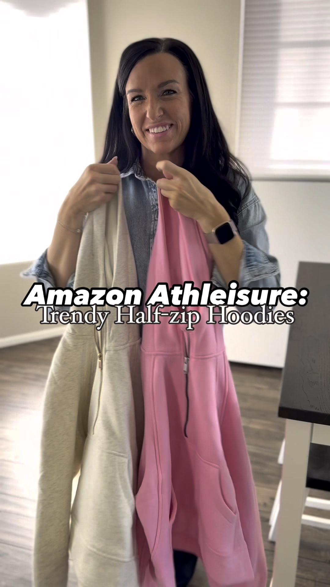 Amazon athleisure half-zip hoodies that have an expensive look with an Amazon price tag😍

These are ON DEAL under $30!!! 

Size & fit details: 
These hoodies have such nice soft fabric, easy zippers with a nice cover tab, kangaroo pockets, and thumb holes! They come in more colors and fit true to size. I’m in my normal size S. I sized up to a M in the flare leggings. Both shoes fit TTS.


@thegympeopleus #ActivewearTrends #TheGymPeople #FitnessFashion #ActiveLiving #SweatshirtWeather #ActivewearAddict #amazonfashionfinds #affordablefashion 

#LTKOver40 #LTKActive