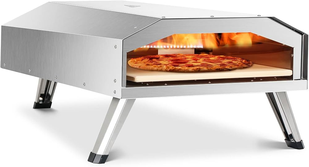 BIG HORN Gas Pizza Oven, 12 inch Portable Stainless Steel Propane Pizza Oven, Outdoor Pizza Maker... | Amazon (US)