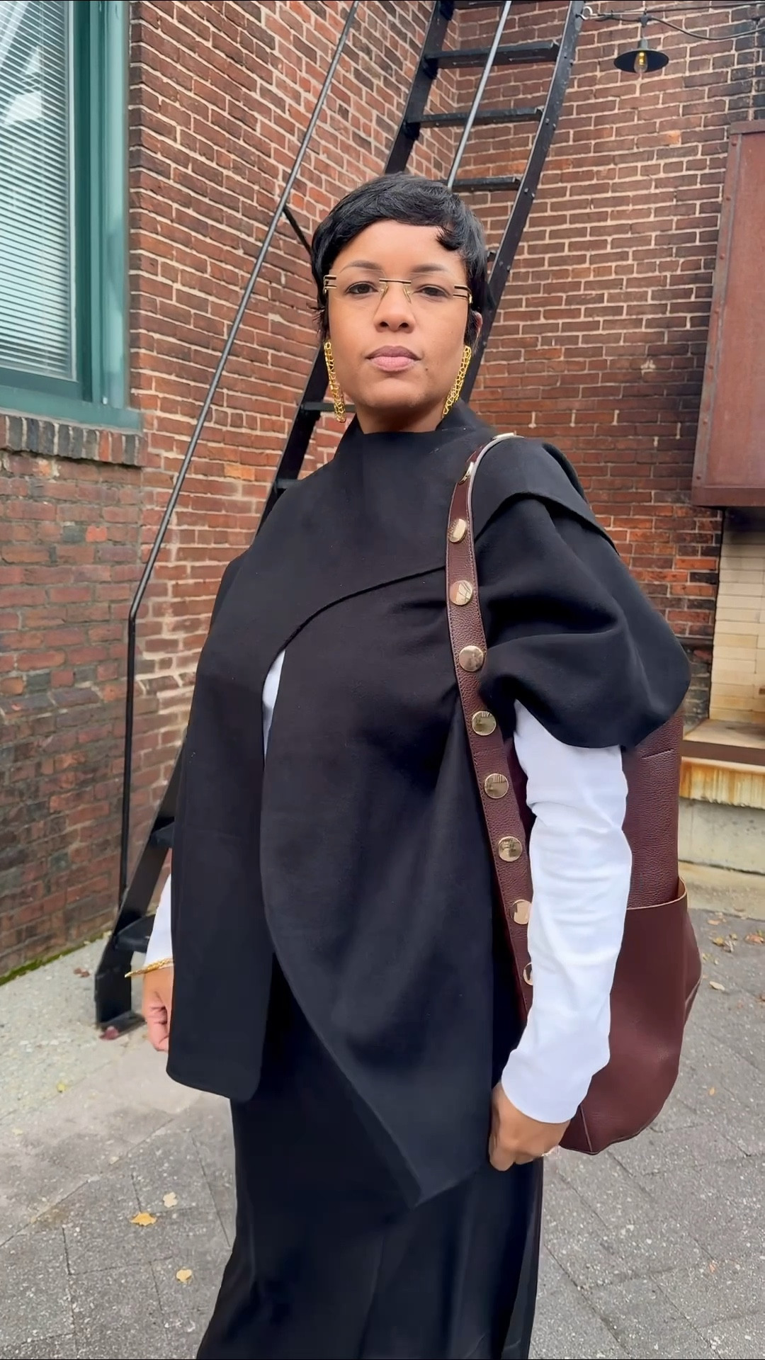 An easy chic outfit with a tall girl friendly maxi skirt and a gorgeous cape

#LTKTall #LTKMidsize