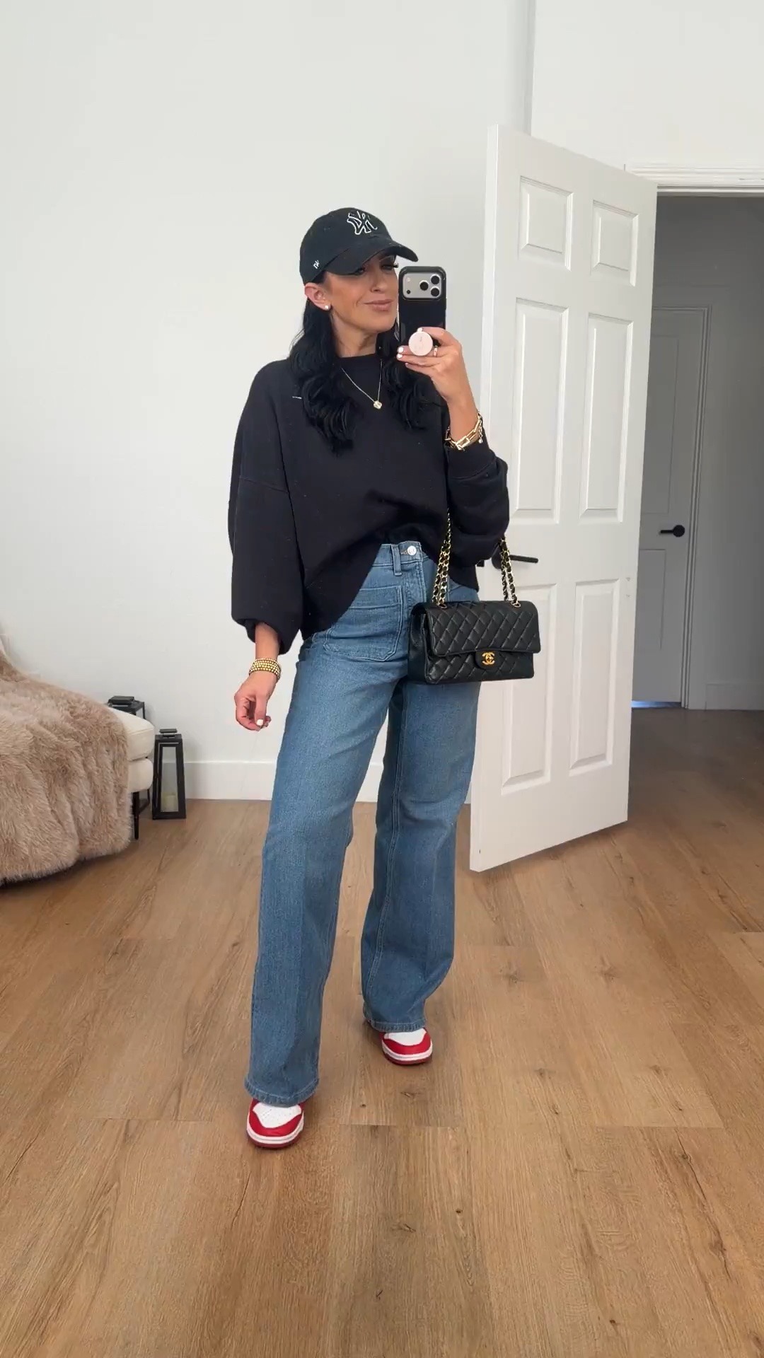Spanx Easy flare jeans now $41 originally $158 ADD TO CART