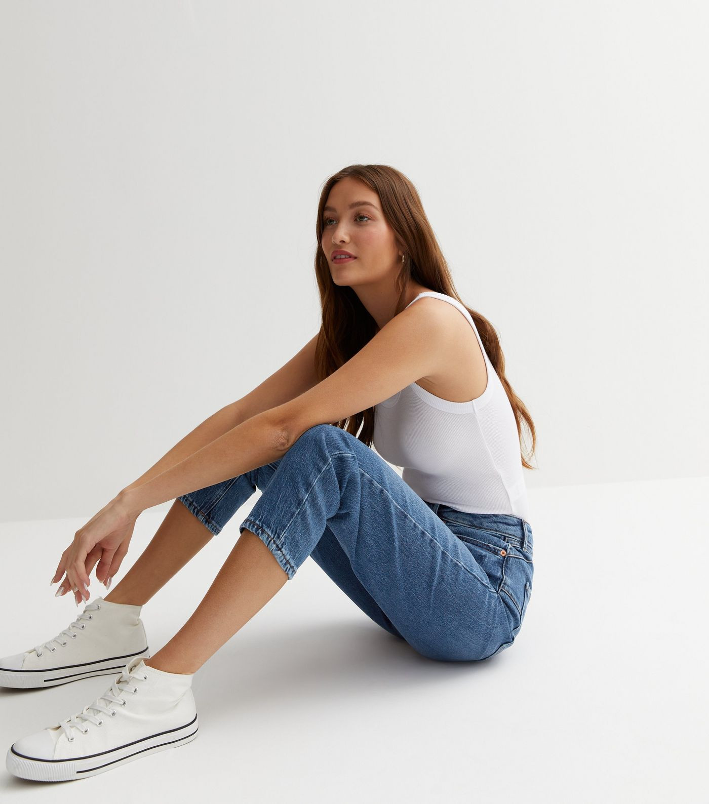 Blue Waist Enhance Tori Mom Jeans
						
						Add to Saved Items
						Remove from Saved Items | New Look (UK)