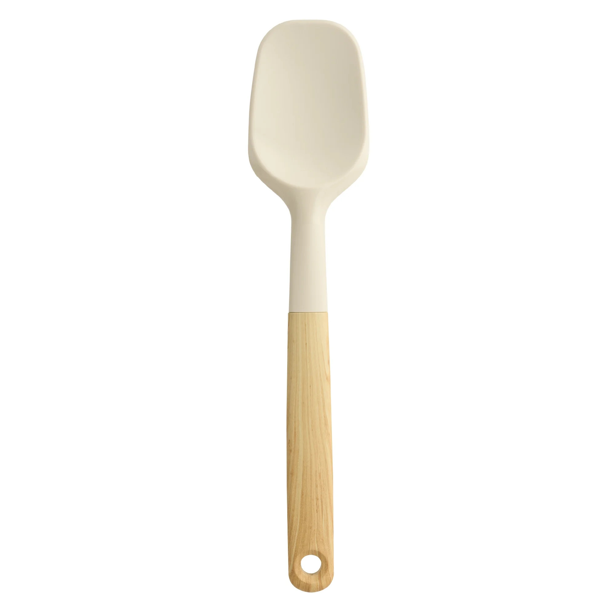 Mainstays Silicone and Faux Bamboo Spoonula, Light Gray | Walmart (US)