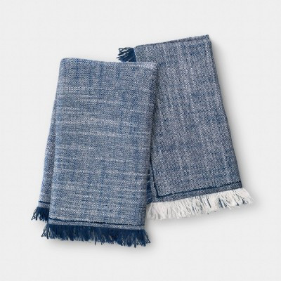 2pk Chambray Fringe Napkins - Threshold™ | Target