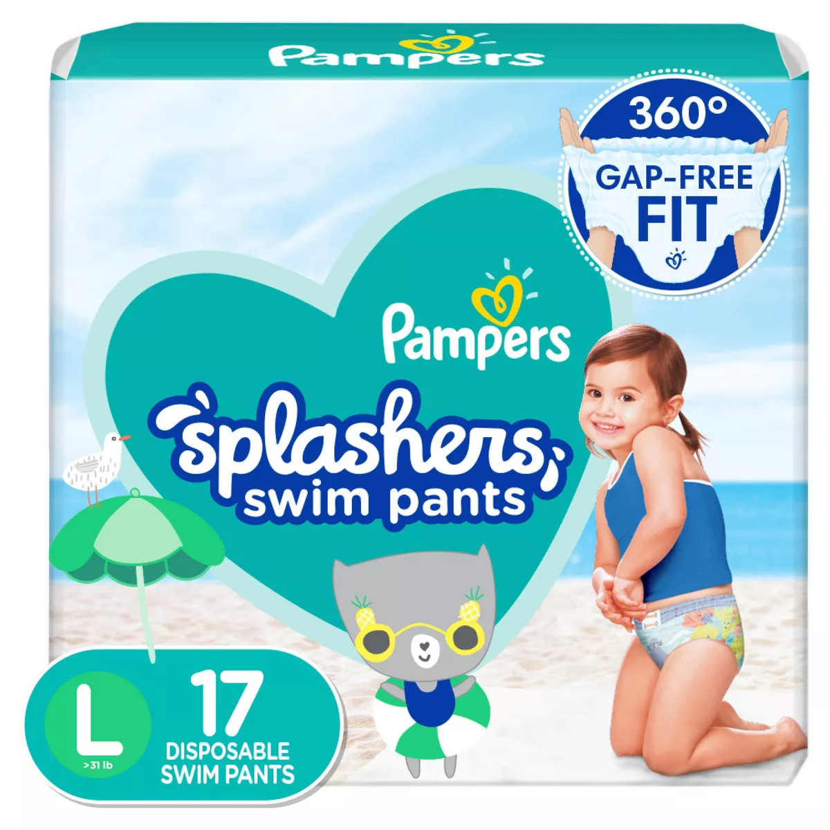 Pampers Splashers Disposable Swim Pants - (Select Size and Count) | Target