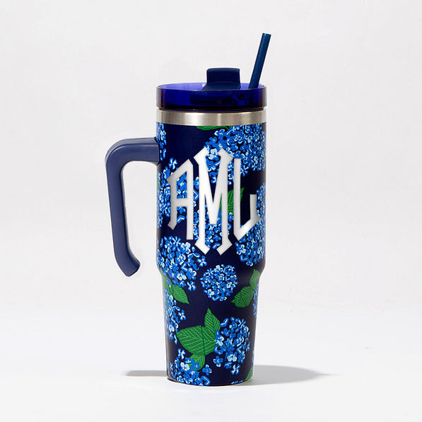 Monogrammed Travel Tumbler | Marleylilly