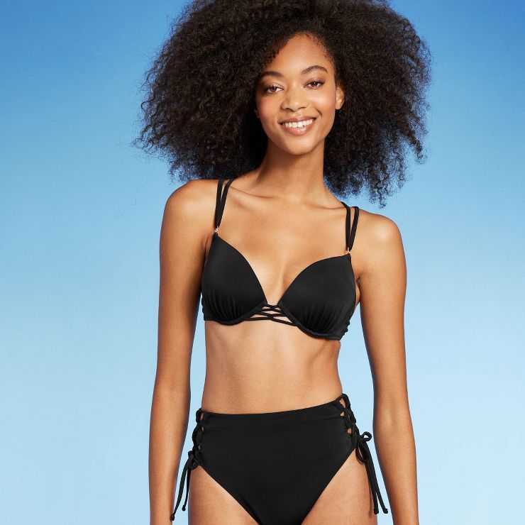 Women's Push-Up Double Strap Bikini Top - Shade & Shore™ | Target