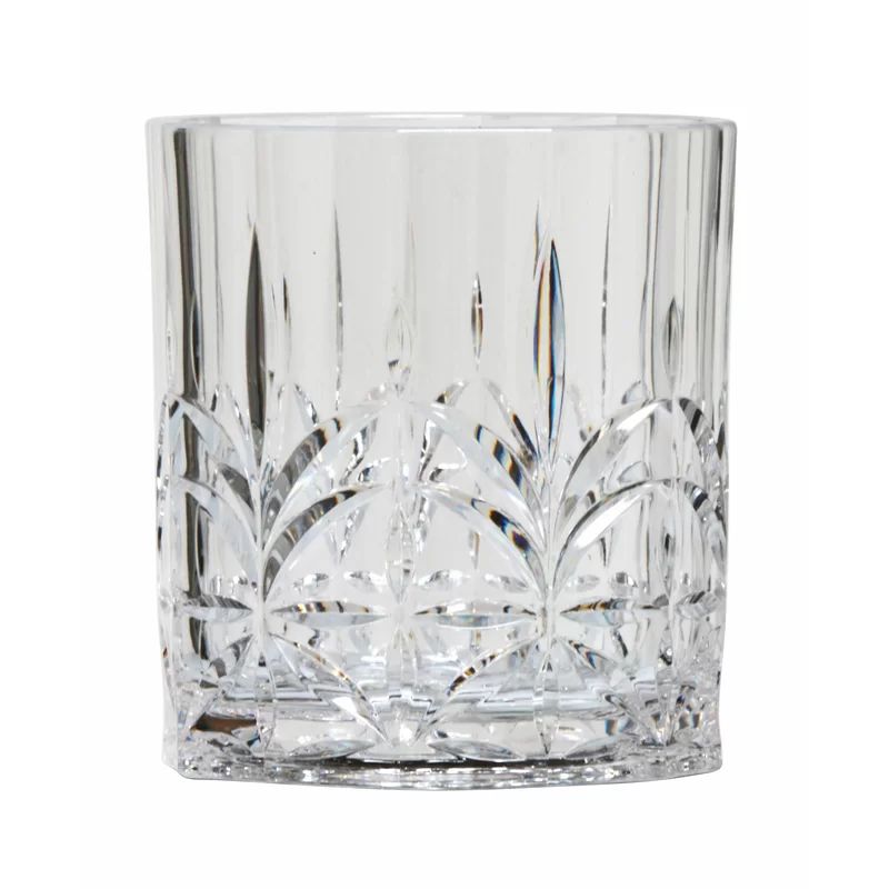 Banda 14 oz. Acrylic Whiskey Glass (Set of 4) | Wayfair North America