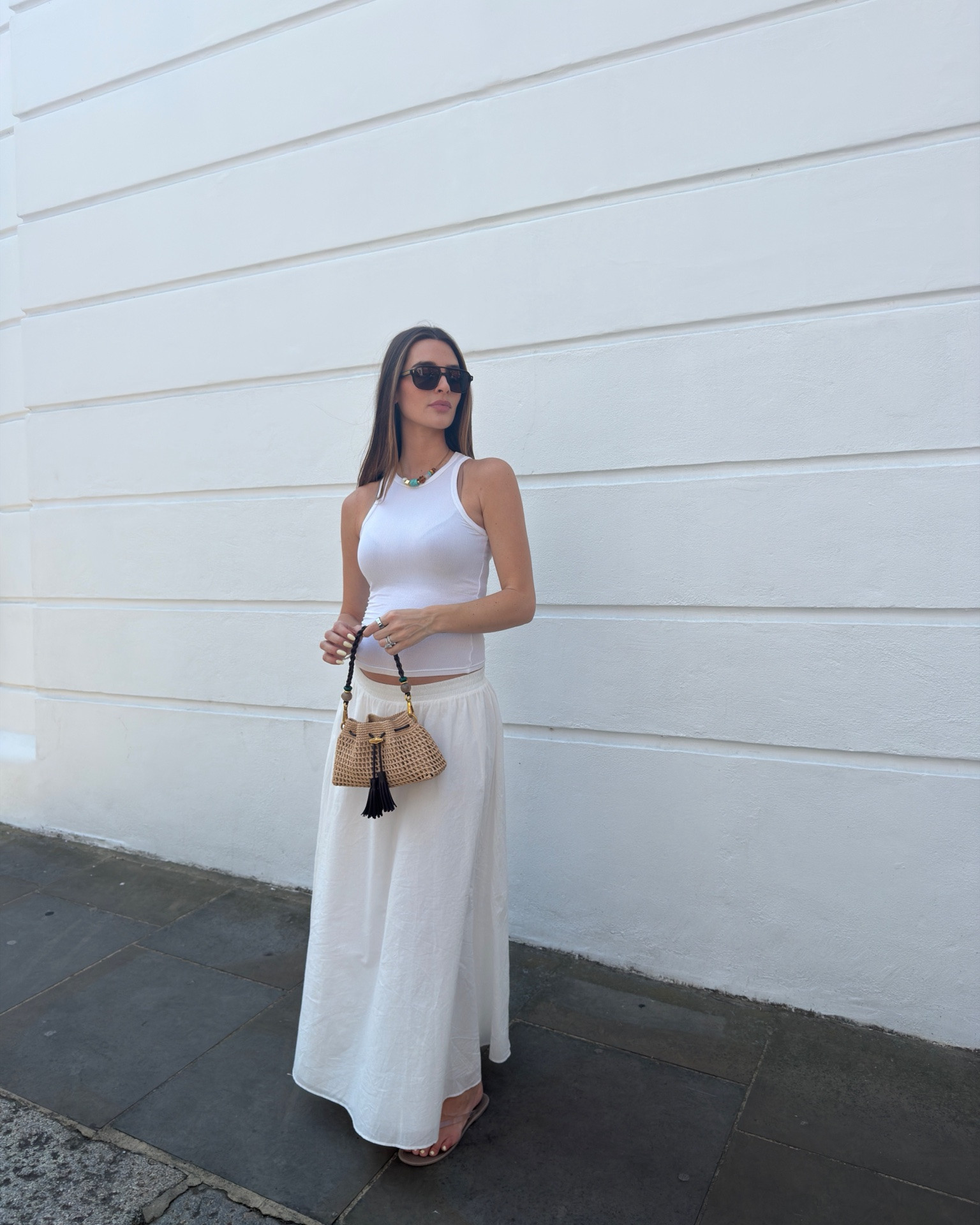Summer heatwave outfit, Zara skirt, Jimmy Choo cinch bag

#LTKmaternity #LTKsummer