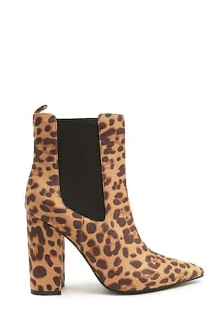 Leopard Print Ankle Boots | Forever 21 (US)