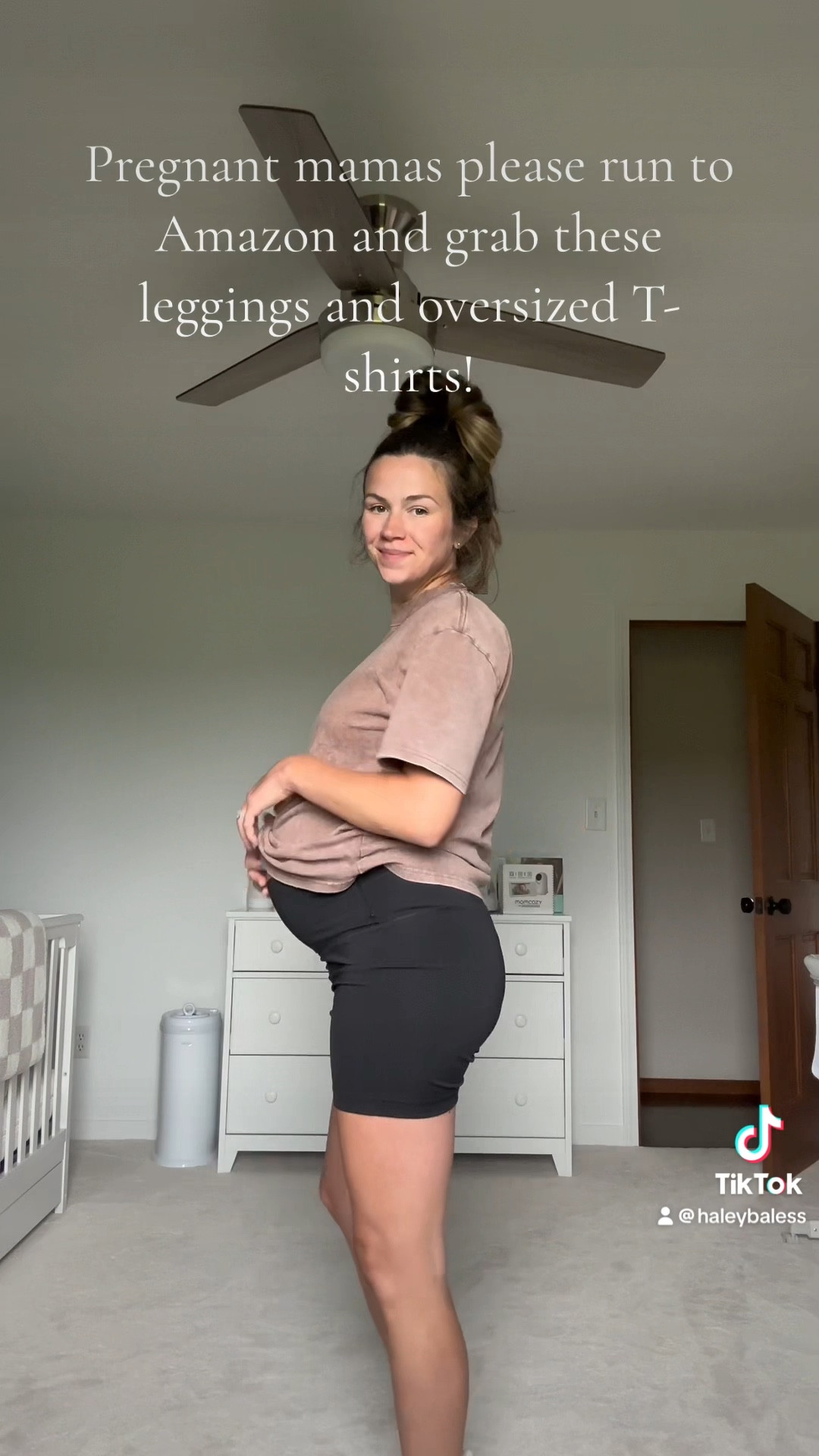 Maternity comfy outfit! Biker shorts and over sized tshirts! 🙌🏼

#LTKBump #LTKBaby #LTKFitness