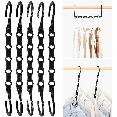 HOUSE DAY Magic Space Saving Hangers Sturdy Cascading Hangers with 5 Holes Closet Organizers and Storage College Dorm Room Essentials 20 Pack | Target