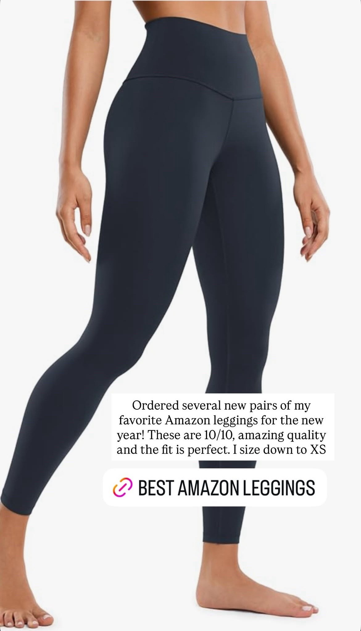 Ordered several new pairs of my favorite Amazon leggings for the new year! These are 10/10, amazing quality and the fit is perfect. I size down to XS

#LTKFindsUnder100 #LTKFindsUnder50 #LTKActive