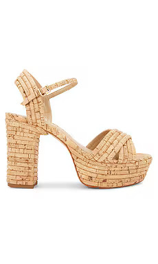 Schutz Latifah Platform Sandal in Natural from Revolve.com | Revolve Clothing (Global)