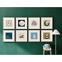 Blue Footed Bird Framed Wall Art Print + Reviews | Crate & Kids | Crate & Barrel