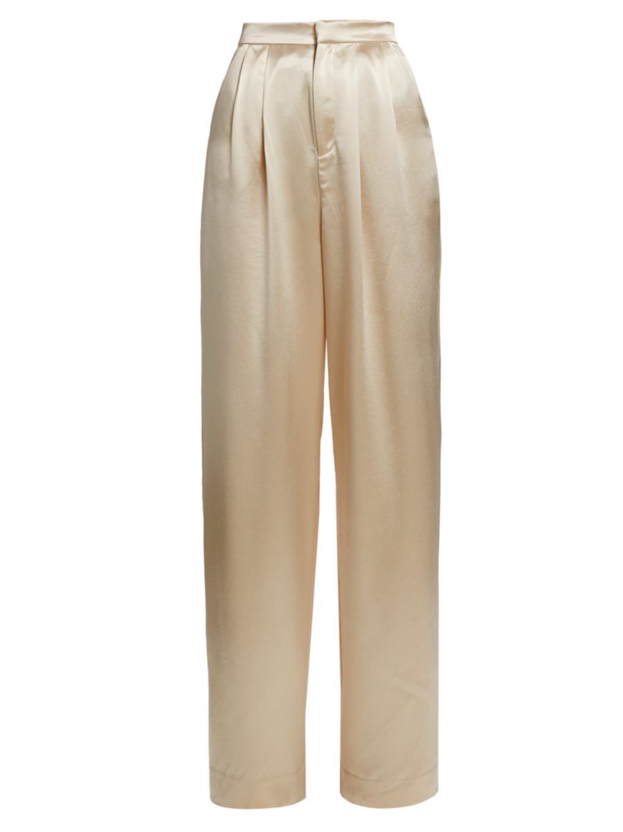 Paris Pleated-Front Trousers | Saks Fifth Avenue