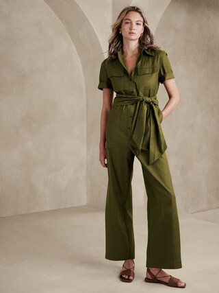 Wide-Leg Jumpsuit | Banana Republic Factory
