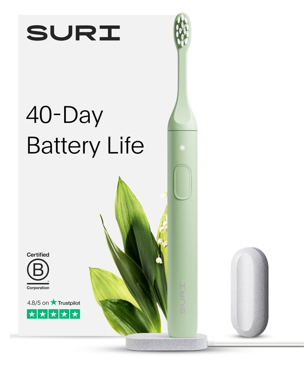 Electric Toothbrush - Sustainably Designed in California. Electric Toothbrushes Adults. Durable S... | Amazon (US)