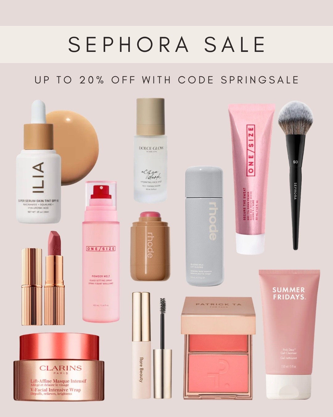 Some favorites and trending items of the Sephora Sale! Get up to 20% off with code SPRINGSALE

#LTKSaleAlert #LTKBeauty