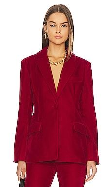 Steve Madden Harlow Blazer in Medium Red from Revolve.com | Revolve Clothing (Global)