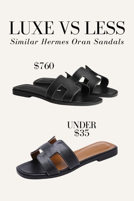 Amazon similar Hermes oran sandals! Comes in multiple colors 

#LTKstyletip #LTKfindsunder50 #LTKshoecrush