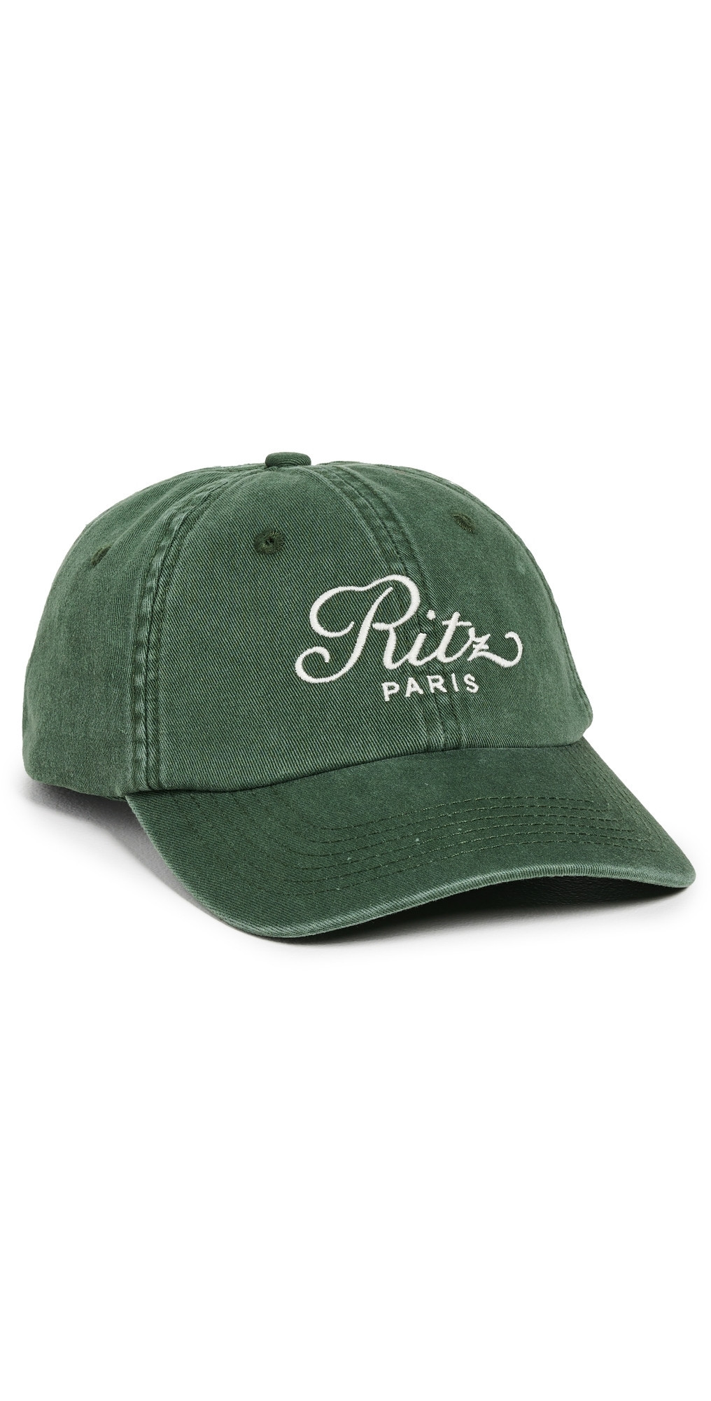 FRAME FRAME x Ritz Paris Baseball Cap Hunter Green One Size | Shopbop