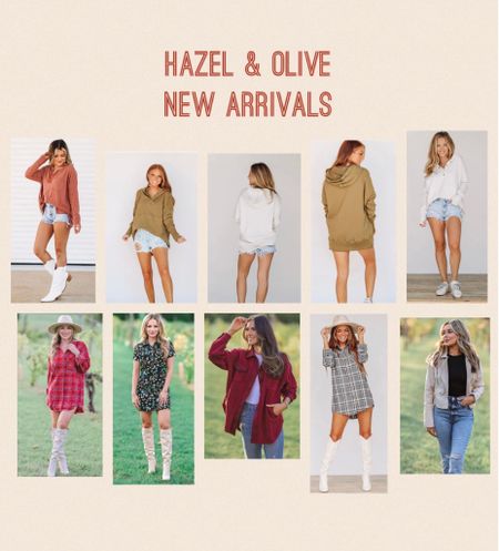 Hazel & Olive’s Newest Arrivals are 
🔥🔥🔥
So many new looks I am loving!!!
Check em’ out while they’re here they always go quickly… 😘 if you missed something you see make sure you sign up for the restock, though! 😌🥰
Always free & fast same day shipping within in the US ❤️

#LTKSeasonal #LTKfit #LTKstyletip