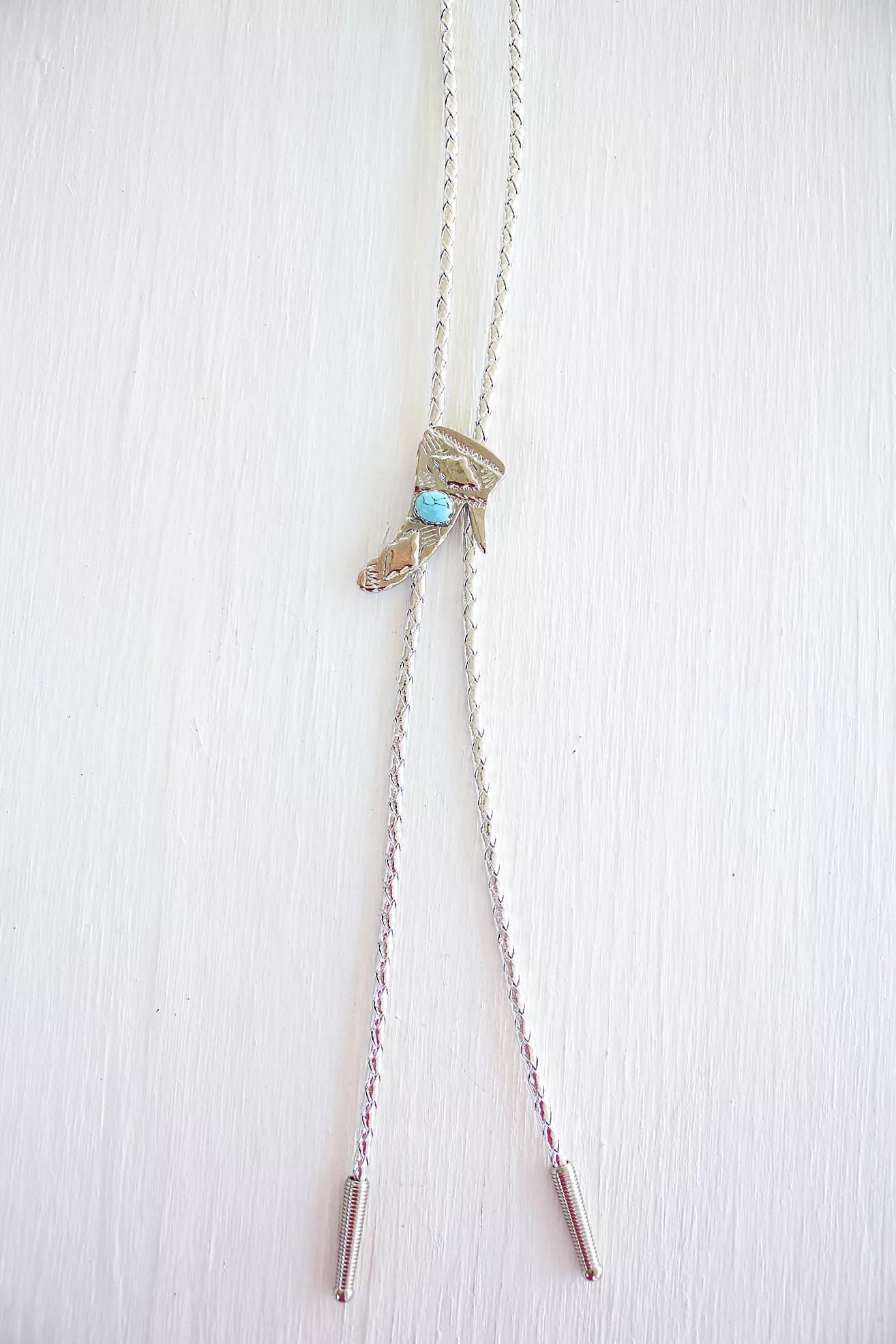 1970s Turquoise Bolo Tie Selected By Moons + Junes Vintage | Free People (Global - UK&FR Excluded)