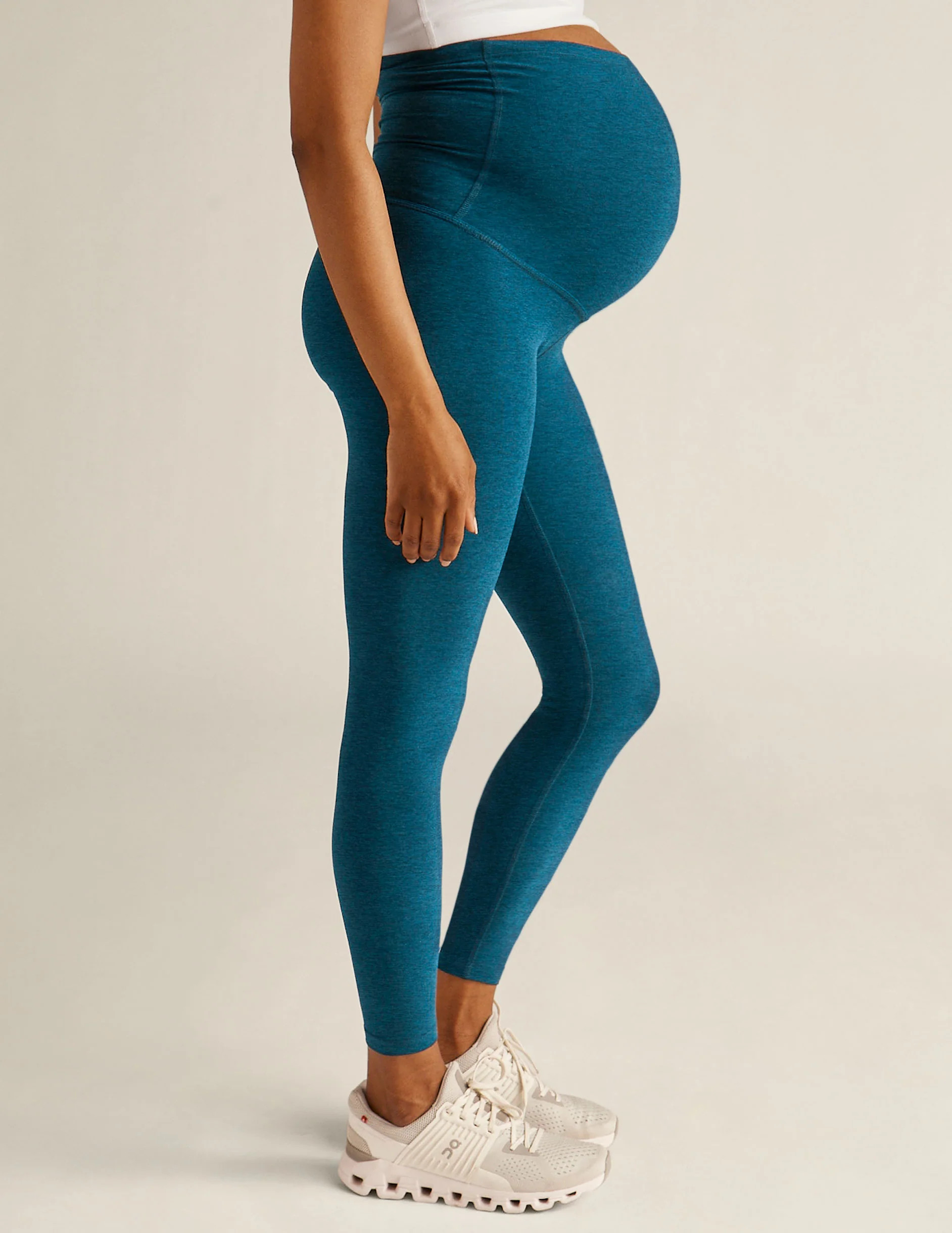 Spacedye Love the Bump Midi Maternity Legging | Beyond Yoga | Beyond Yoga