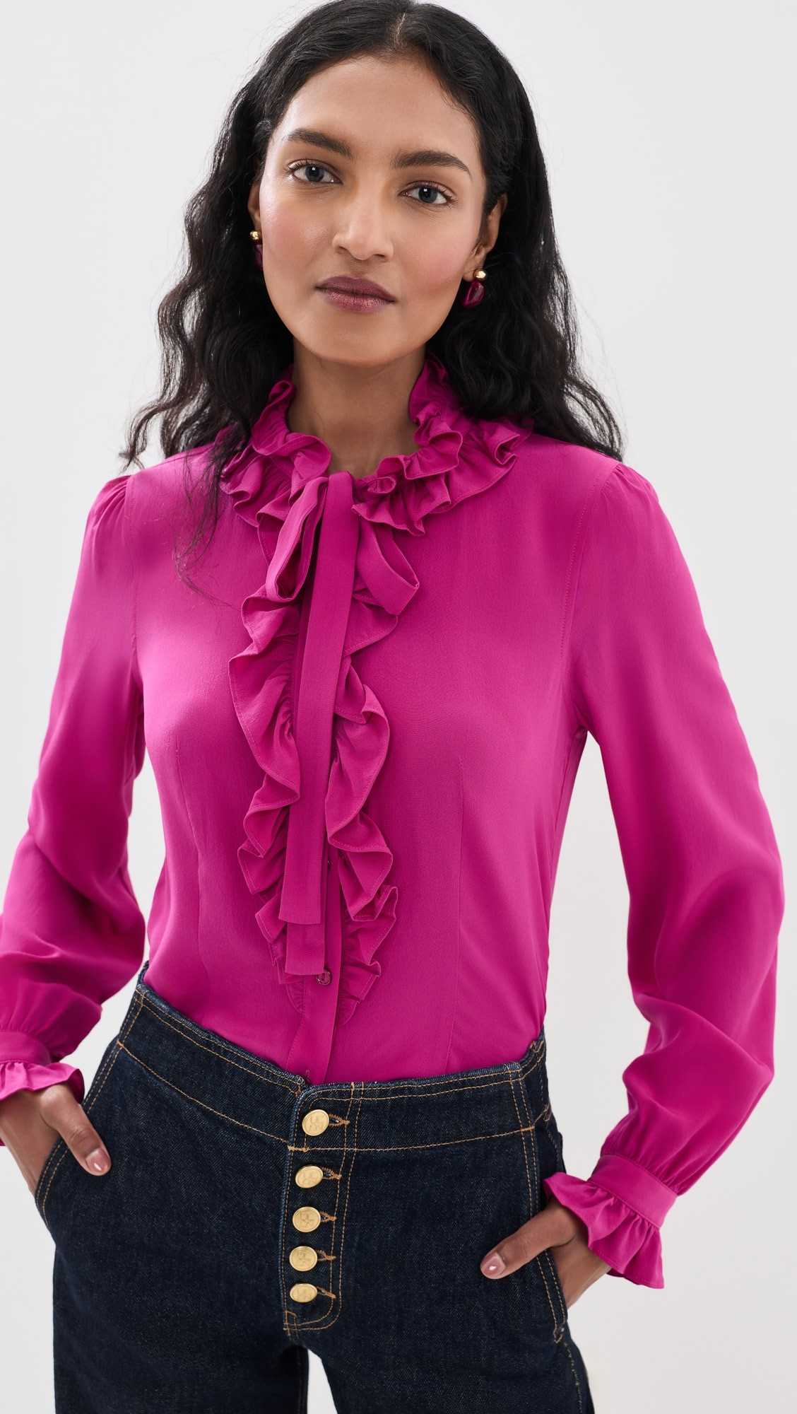 Ulla Johnson Catroux Silk Blouse | Shopbop | Shopbop