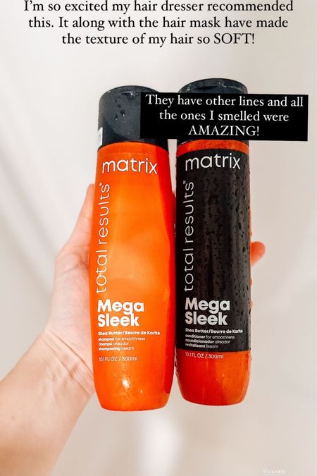 The shampoo and conditioner I use for silky soft locks!

#haircare #matrix 

#LTKfindsunder100