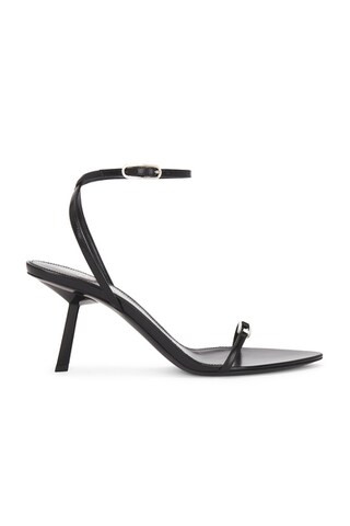 Saint Laurent Kitty Sandal Sandal in Noir | FWRD | FWRD 