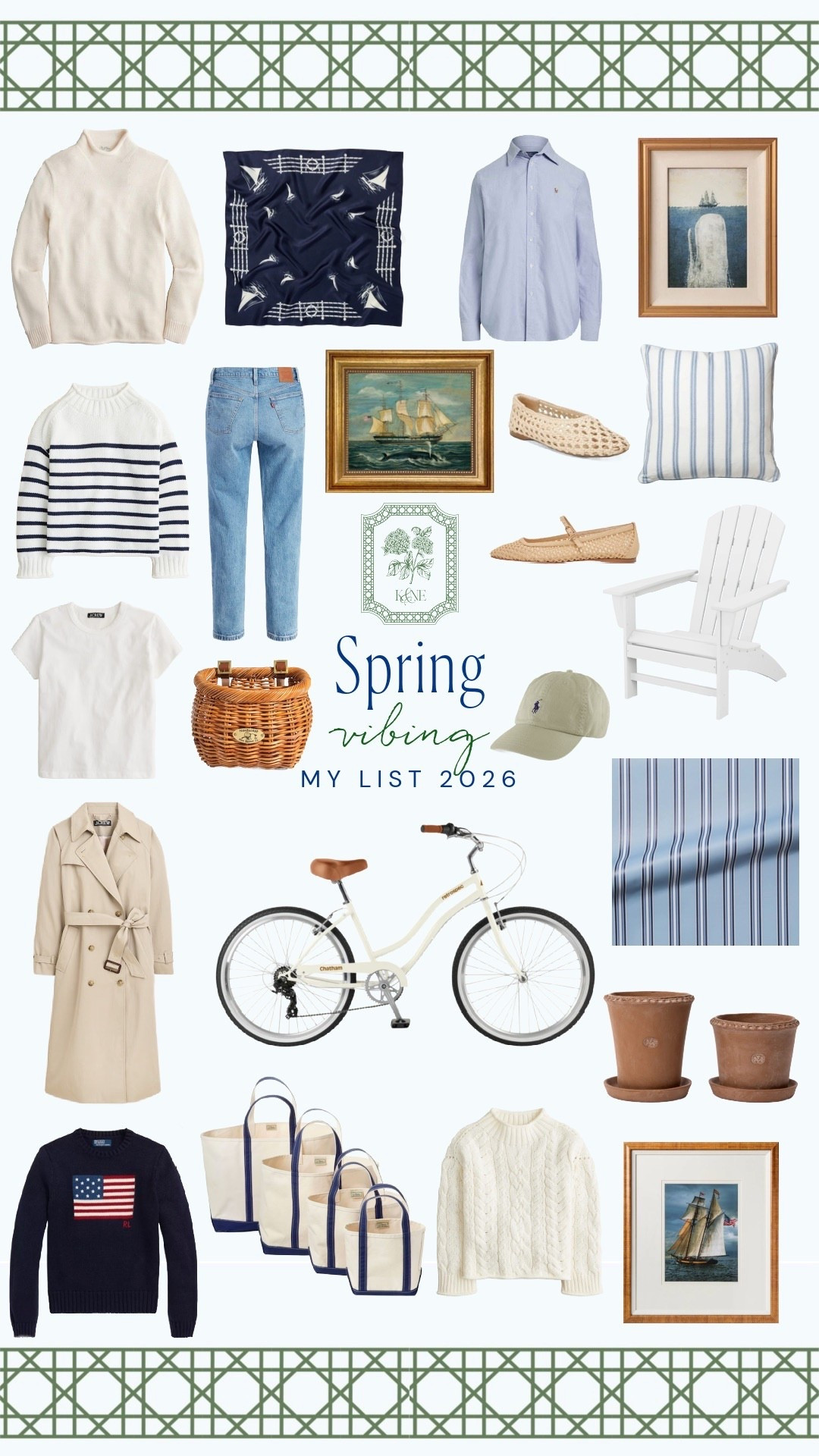 My spring wish list 💙

#LTKSeasonal #LTKSaleAlert #LTKOver40