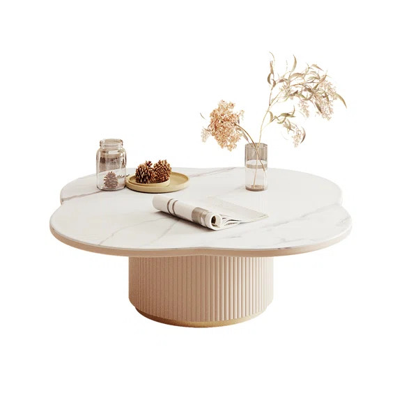Derel Pedestal Coffee Table | Wayfair Professional