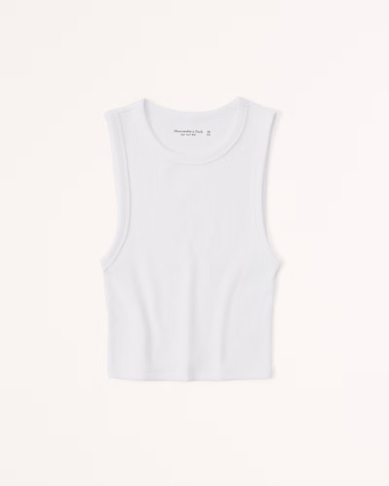 Cropped Crew Essential Tank | Abercrombie & Fitch (US)