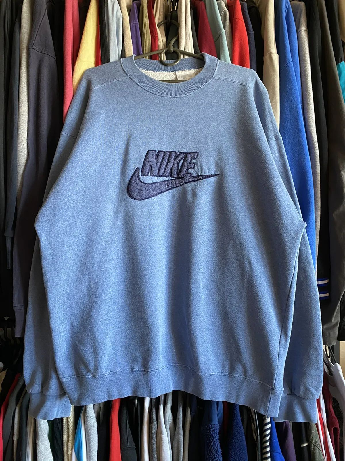 Nike Vintage Nike sweatshirt over size big logo Y2K | Grailed | Grailed