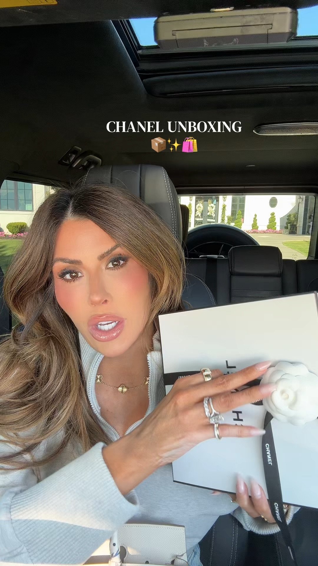 My new Chanel sunglasses unboxing! These keep selling out each time I’ve posted but they do restock! The jacket is so cute btw - has a puffy shoulder. I wear it a lot!!! Jeans are a barrel style size 8 which is what I’m wearing! At about day 7
Post partum I was able to get back in my new Zara jeans but size 8 is the most comfortable! 

#LTKootd #LTKdayinmylife #LTKgrwm