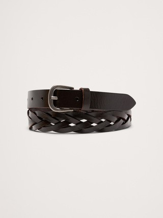 Braided Leather Belt | Banana Republic (US)