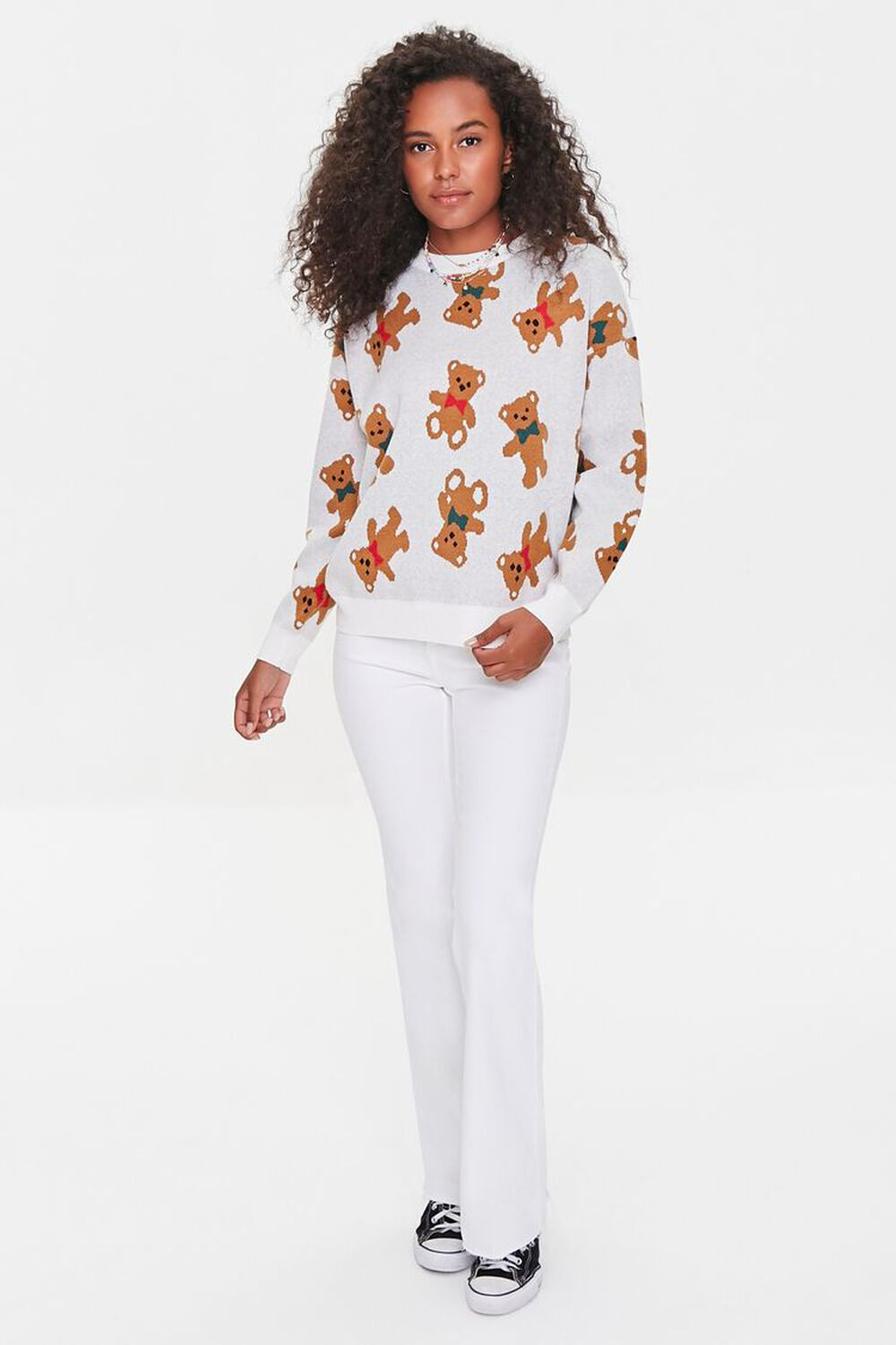 Teddy Bear Print Sweater | Forever 21 (US)