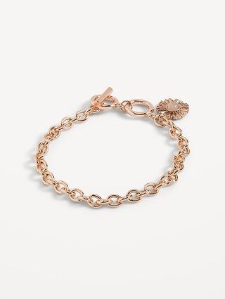Gold-Toned Chain-Link Bracelet for Women | Old Navy (US)