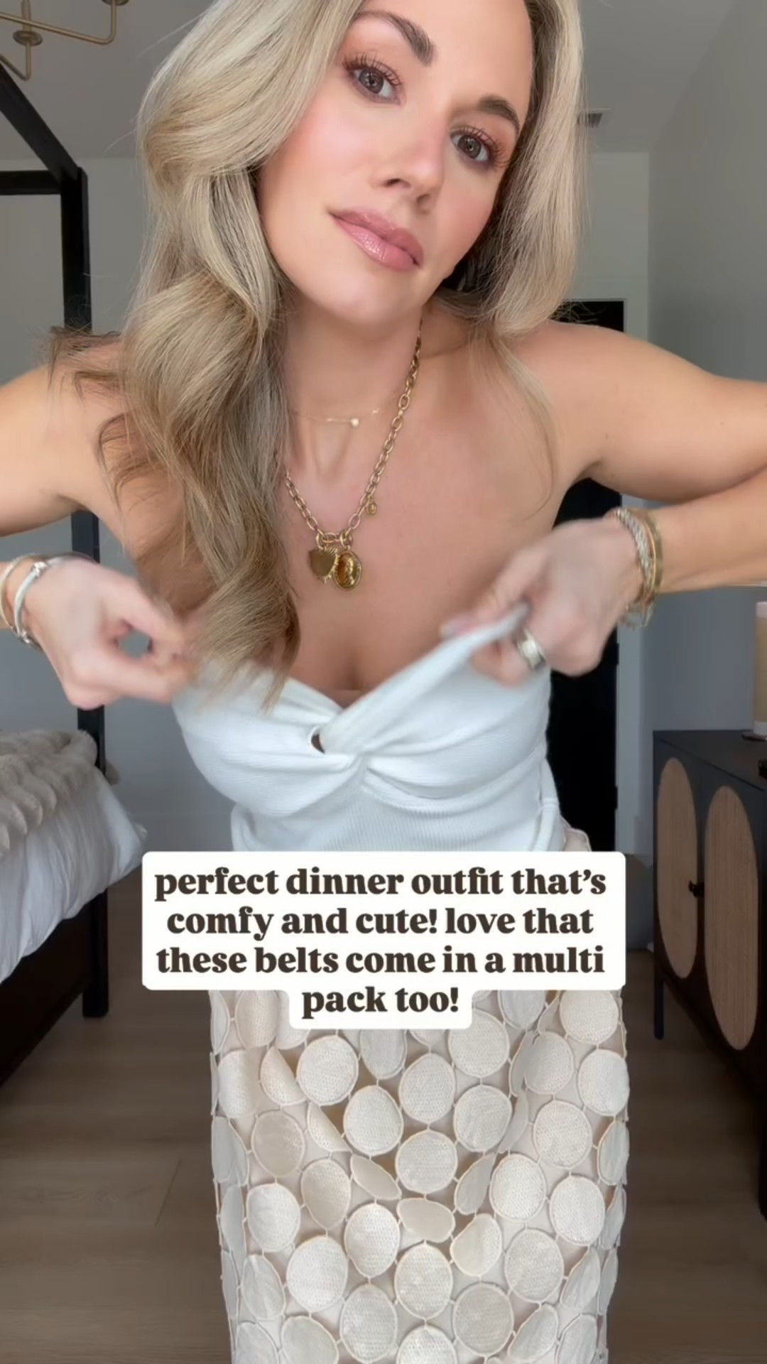 Amazon Resort Outfit! I’m so obsessed with this skirt for vacation! // I’m 5’3 for reference wearing a small top, small skirt, and heels run tts. 

#LTKgrwm #LTKootd #LTKSeasonal