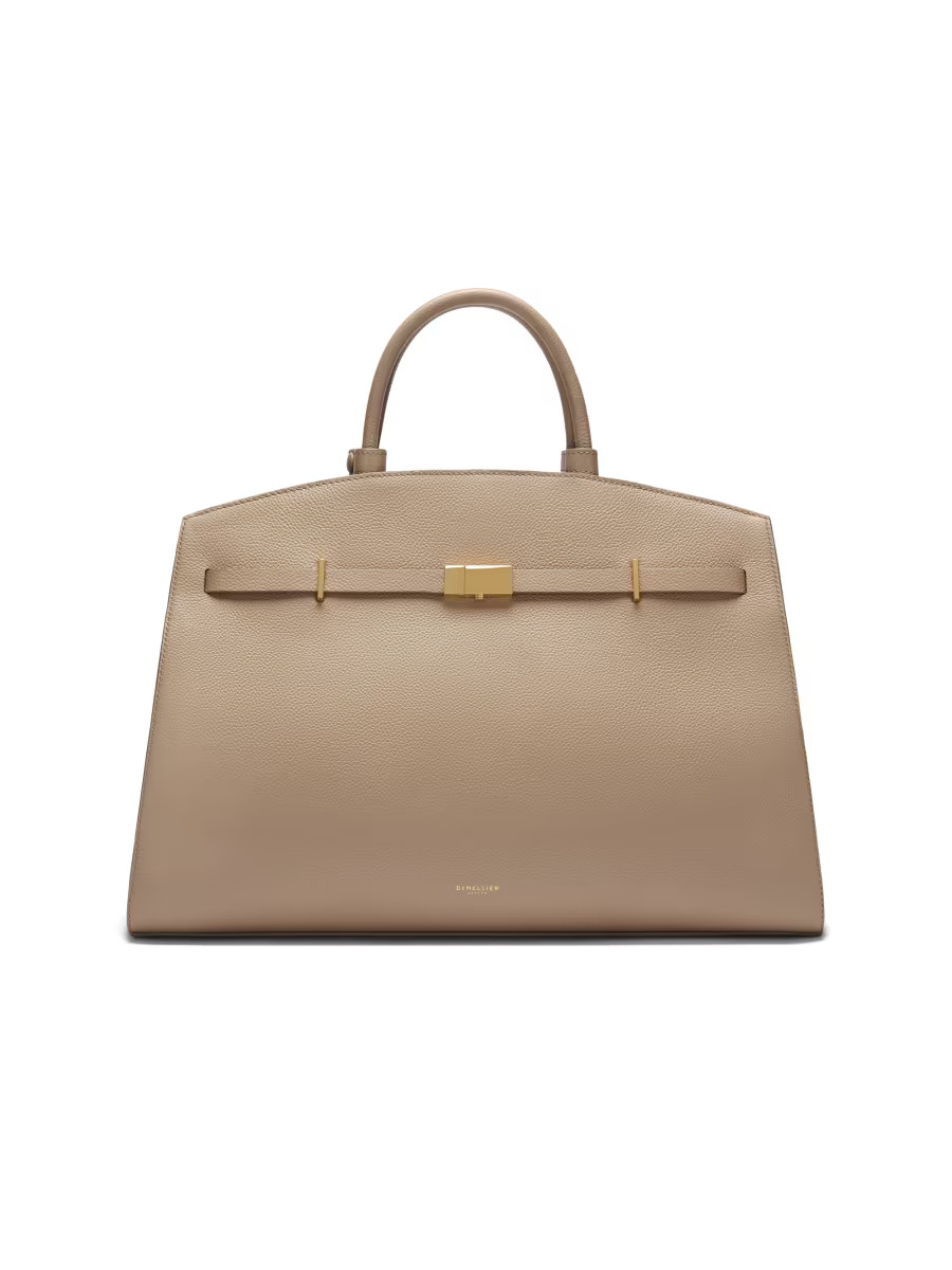 Hudson Grained Leather Top Handle Bag | Saks Fifth Avenue