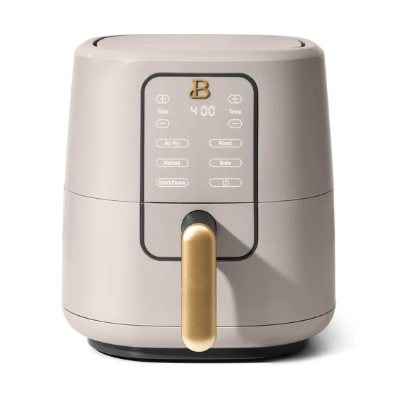 Beautiful 3 Qt Air Fryer with TurboCrisp Technology, EverGood Ceramic Nonstick Coating, Porcini T... | Walmart (US)