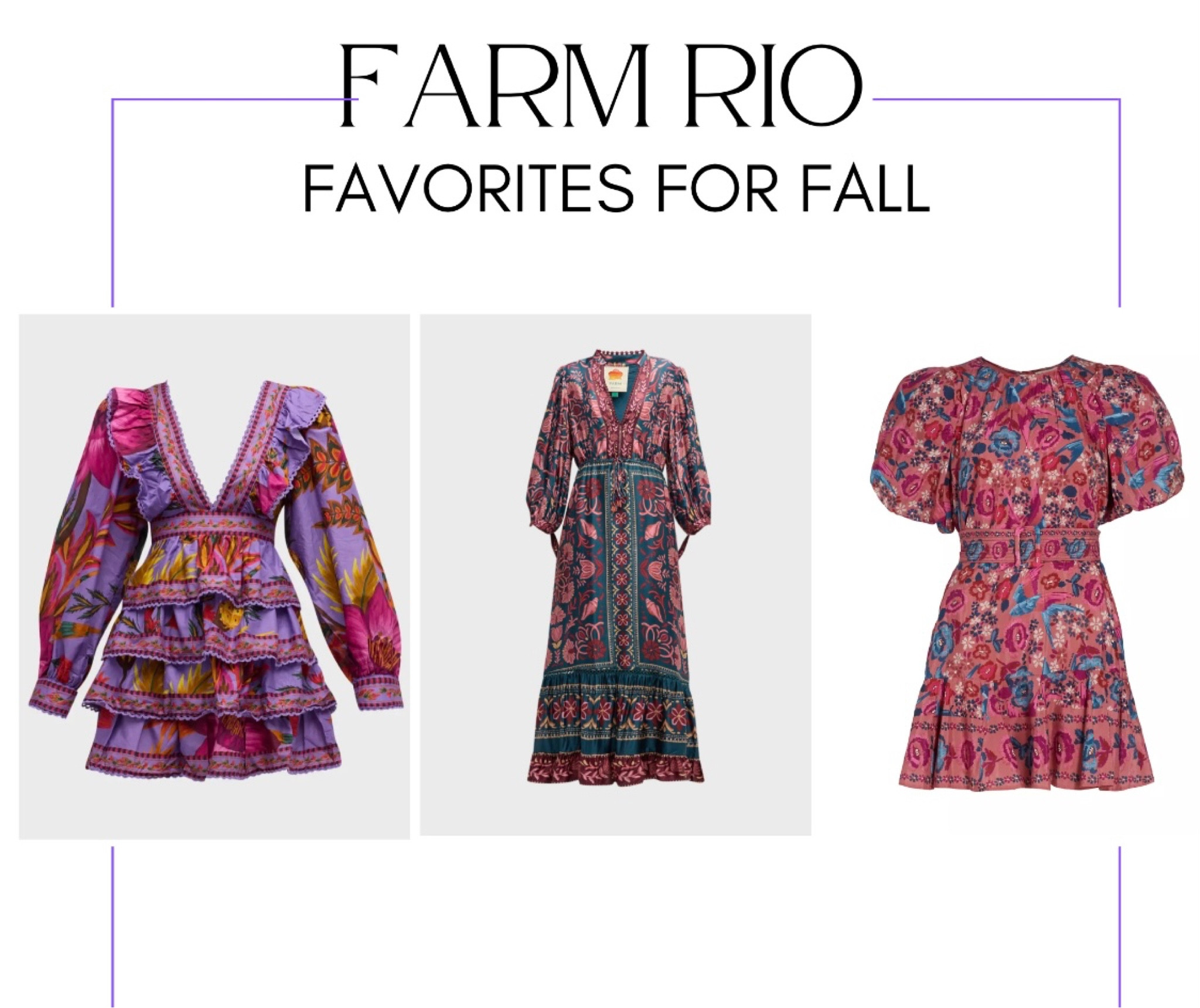 Favorite Fall Dresses! #farmrio #fallstyle #prettydress #falloutfits

#LTKstyletip #LTKwedding #LTKSeasonal