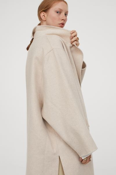 Oversized wool-blend coat | H&M (UK, MY, IN, SG, PH, TW, HK)