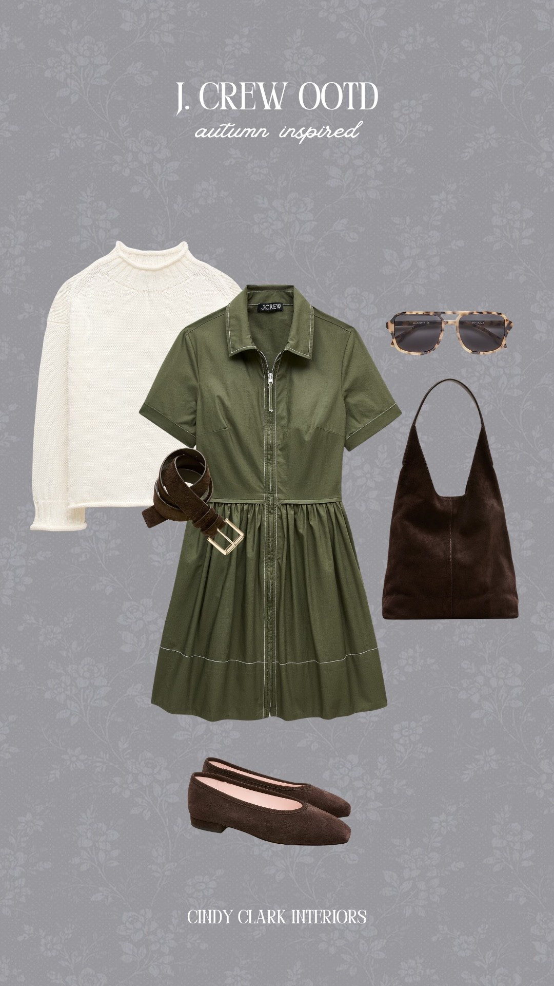 J. Crew ootd for the autumn 🍂 I love this green dress! It’s so cute for fall, and perfect if your weather is still warm.

#LTKgrwm #LTKdayinmylife #LTKootd