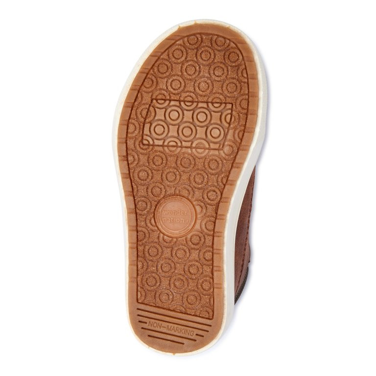 Wonder Nation Toddler Boys Casual High Top Sneakers, Sizes 7-12 | Walmart (US)