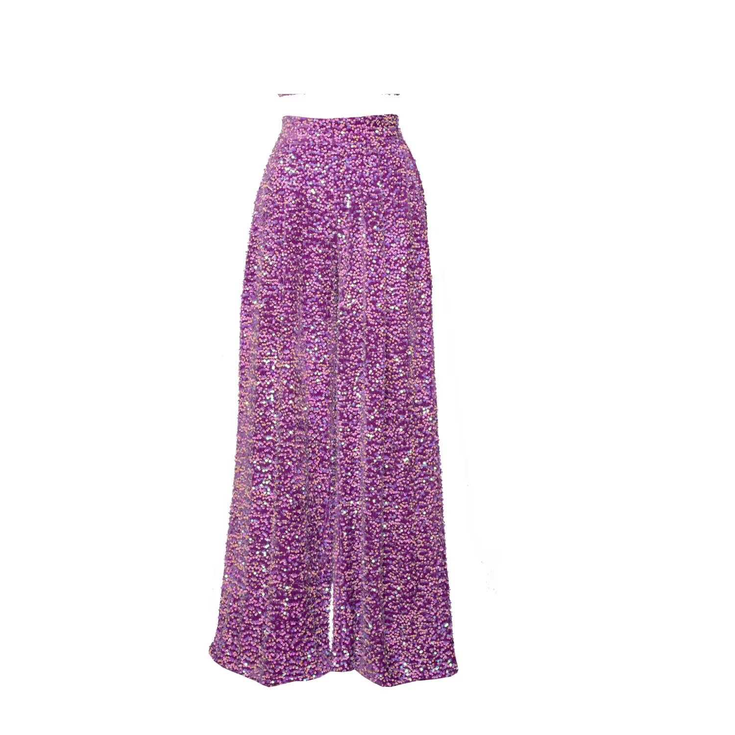 Liza Sequin Pants In Alexandrite | Wolf & Badger