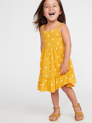 Printed Jersey Fit & Flare Dress for Toddler Girls | Old Navy US