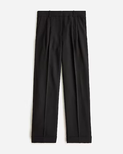 Wide-leg essential pant in city crepe | J. Crew US